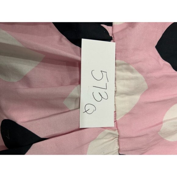 Disney Marie Pink Dress Heart Pattern And Bow Accents Size 4 Kidcore Aristocats - Picture 11 of 13